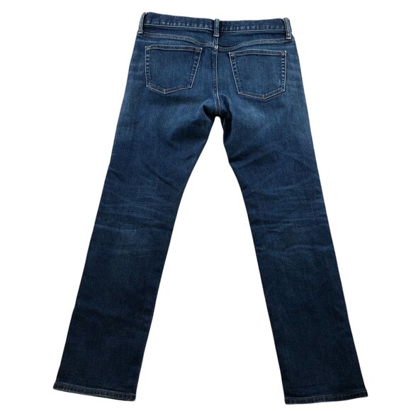 Uniqlo Women's Jeans Size 3 Salvage Kaihara Denim Slim Straight Low Rise - Picture 2 of 16